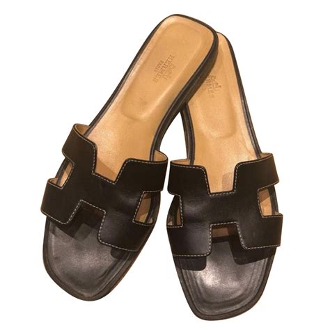 hermes women sandals|hermes sandals women black.